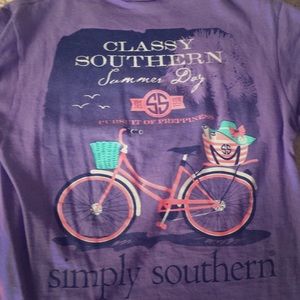 Purple simply southern t shirt